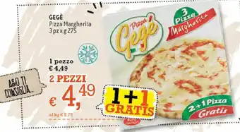 A&O Gegè Pizza Margherita 3pz x 275g offerta