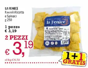 A&O La Fenice Raviol i Ricotta e Spinaci 250g offerta