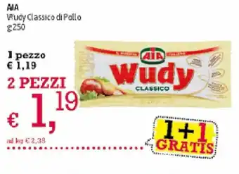 A&O Aia Wudy Classico di Pollo 250g offerta