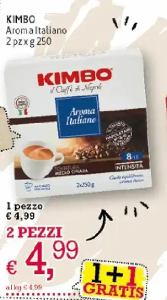A&O Kimbo Aroma Italiano 2pz x 250g offerta