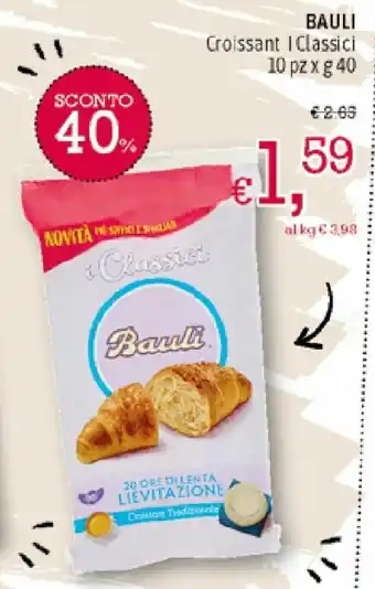 A&O Bauli Croissant I Classici 10pz x 40g offerta