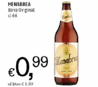 A&O Menabrea Birra Original 66cl offerta