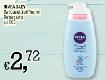 A&O Nivea Baby Dai Capelli ai Piedini Detergente 500ml offerta