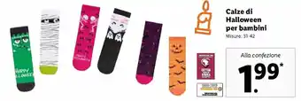 Lidl Calze di Halloween per bambini offerta