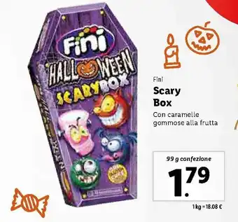 Lidl Fini Scary Box 99g offerta