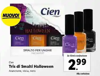 Cien Tris di Smalti Halloween 3x 12ml
