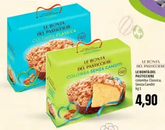 Madis LE BONTÀ DEL PASTICCIERE colomba Classica, Senza Canditi kg 1 offerta