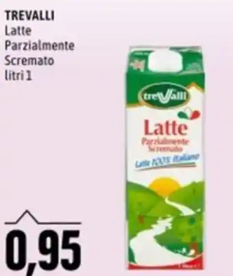 Madis TREVALLI Latte Parzialmente Scremato litri 1 offerta