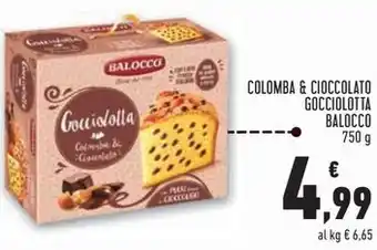 Conad COLOMBA & CIOCCOLATO GOCCIOLOTTA BALOCCO 750 g offerta