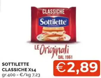 SOTTILETTE CLASSICHE X14 gr.400