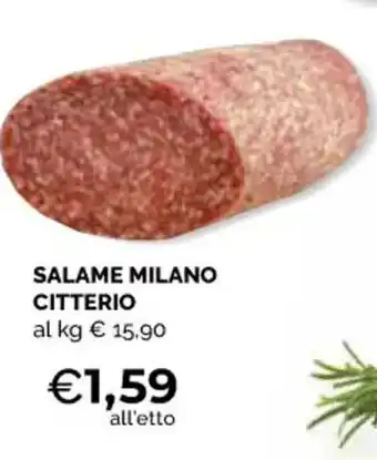 Mercatò Local SALAME MILANO CITTERIO offerta