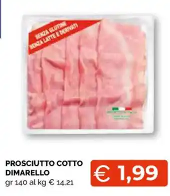 Mercatò Local PROSCIUTTO COTTO DIMARELLO gr 140 offerta