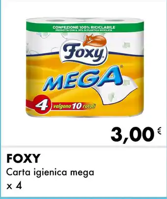 Iper Tosano FOXY Carta igienica mega x 4 offerta