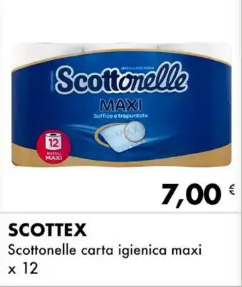 Iper Tosano SCOTTEX Scottonelle carta igienica maxi x 12 offerta
