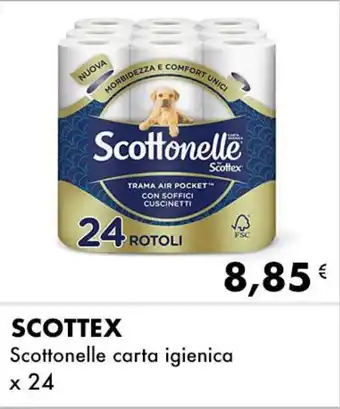 Iper Tosano SCOTTEX Scottonelle carta igienica x 24 offerta