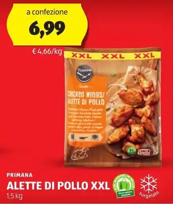ALDI PRIMANA ALETTE DI POLLO XXL 1,5 kg offerta