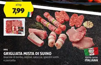 ALDI BBQ GRIGLIATA MISTA DI SUINO offerta