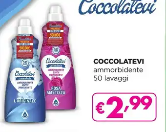 Saponi e profumi COCCOLATEVI ammorbidente 50 lavaggi offerta