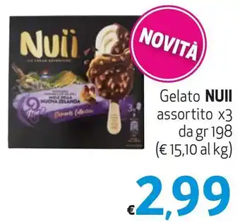 Maxi Supermercati Gelato NUII assortito x3 da gr 198 offerta