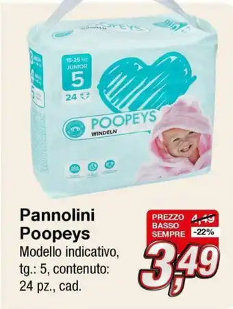 KiK Pannolini Poopeys offerta