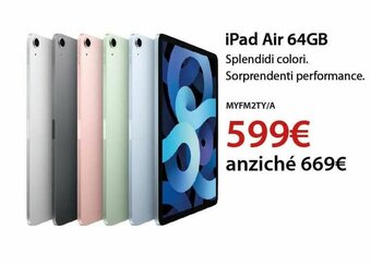 Euronics iPad Air 64GB offerta