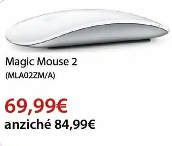 Euronics Magic Mouse 2 (MLA02ZM/A) offerta