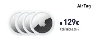 Unieuro AirTag Confezione da 4 offerta