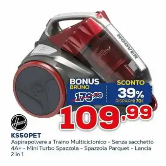 Euronics Hoover KS50PET offerta