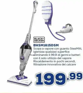Euronics Black+Decker BHSM1615DSM offerta