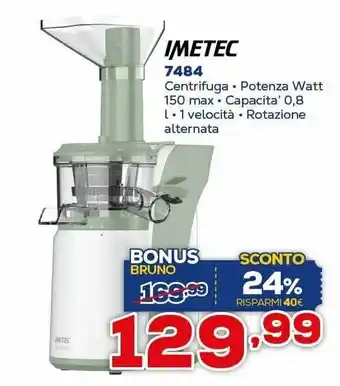 Euronics Imetec 7484 offerta