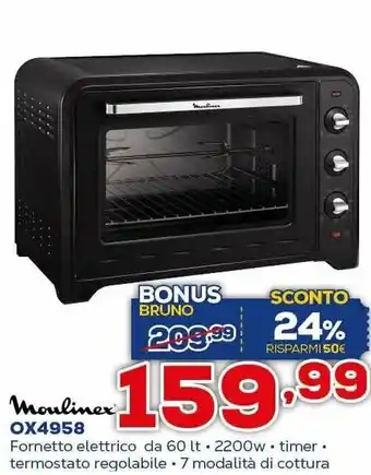 Euronics Moulinex OX4958 offerta