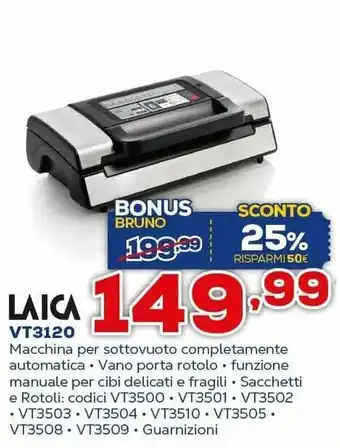 Euronics Laica VT3120 offerta