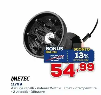 Euronics Imetec 11799 offerta