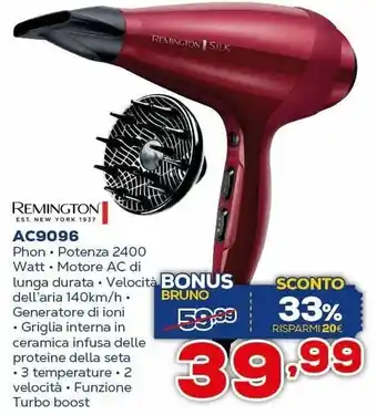 Euronics Remington AC9096 offerta