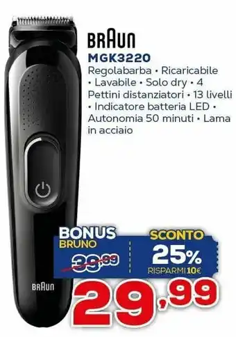 Euronics Braun MGK3220 offerta