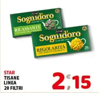 Mio Market STAR TISANE LINEA 20 FILTRI offerta