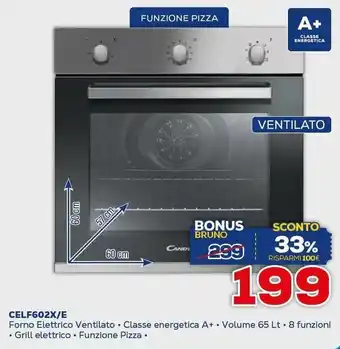 Euronics Candy CELF602X/E offerta