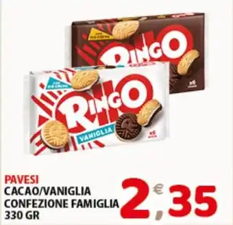 Mio Market PAVESI CACAO/VANIGLIA CONFEZIONE FAMIGLIA 330 GR offerta