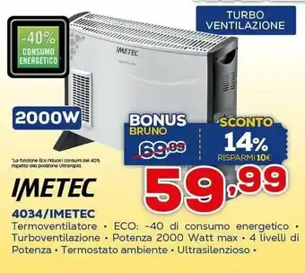 Euronics Imetec 4034/Imetec offerta