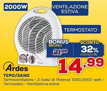 Euronics Ardes Tepo/Sand offerta