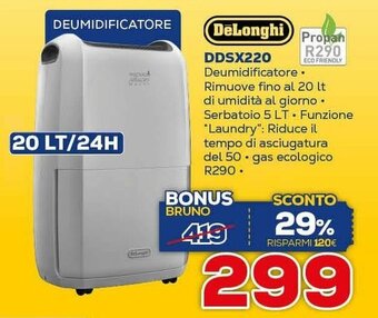 Euronics DeLonghi DDSX220 offerta