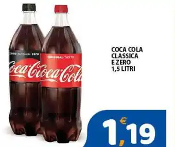 Premium Supermercati Coca Cola Classica E Zero 1,5 Litri offerta