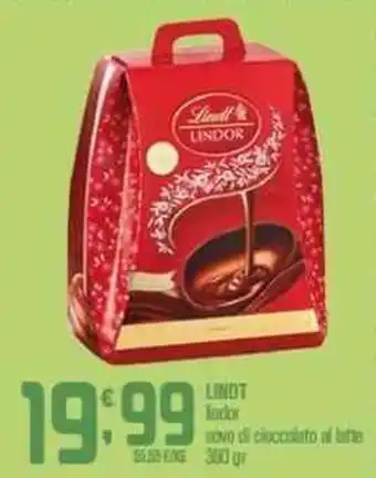 Lieut LINDOR uovo di cioccolato al latto 360 gr