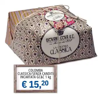 COLOMBA CLASSICA/SENZA CANDITI INCARTATA GC&C 1 kg