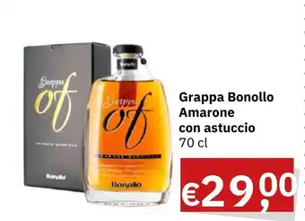 Muroli Formaggi Grappa Bonollo Amarone con astuccio 70 cl offerta