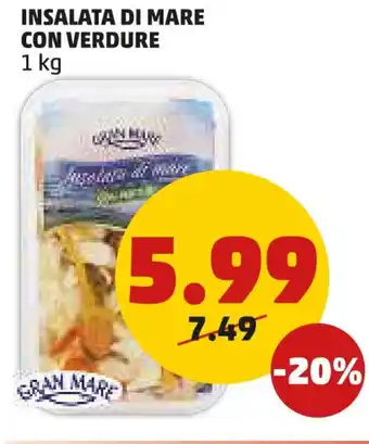 PENNY GRAN MARE INSALATA DI MARE CON VERDURE 1 kg offerta