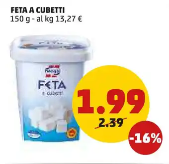 PENNY FETA A CUBETTI 150 g offerta