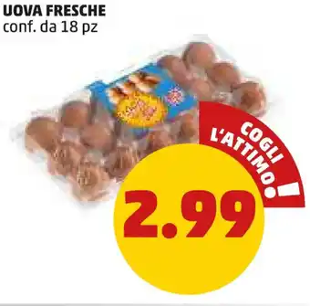 PENNY UOVA FRESCHE conf. da 18 pz offerta