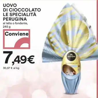 Coop UOVO DI CIOCCOLATO LE SPECIALITÀ PERUGINA al latte o fondente, 245 g offerta