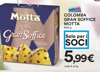 Coop COLOMBA GRAN SOFFICE MOTTA 900 g offerta